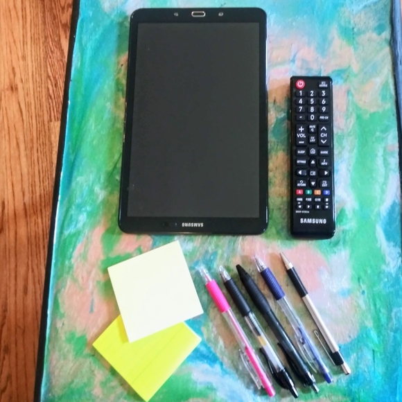 Desk Organizer Phone Holder Tablet Stand Handmade Resin Tech Gear - Picture 16 of 17